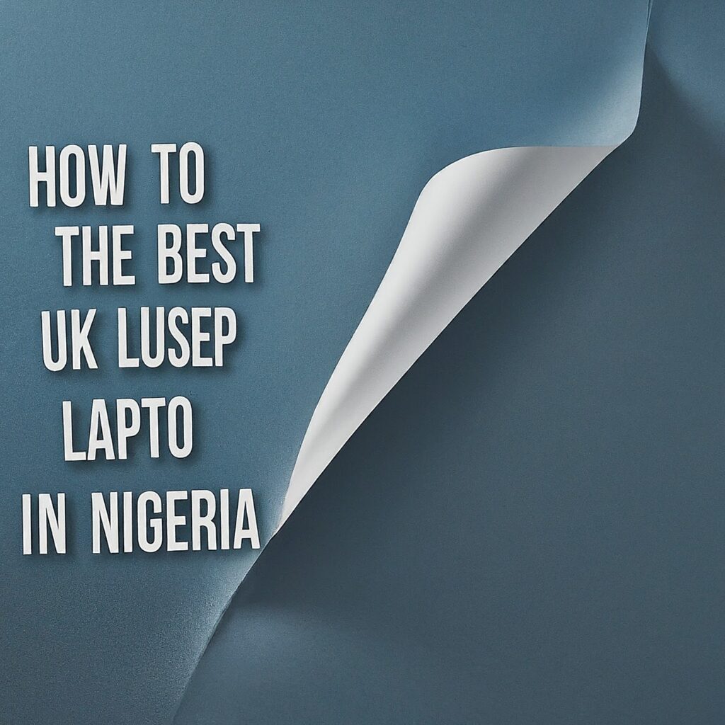 UK used laptops and gadgets in Nigeria image